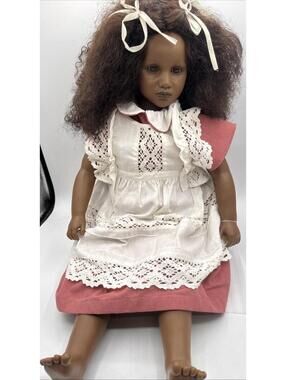 1981 Annette Himstedt Fatou Doll 26" Barefoot Children Series #3809 Excellent!